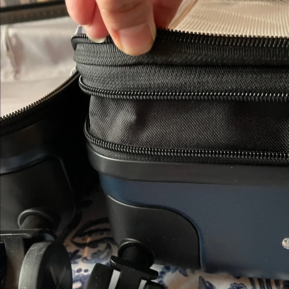 Blue Carry-On Suitcase